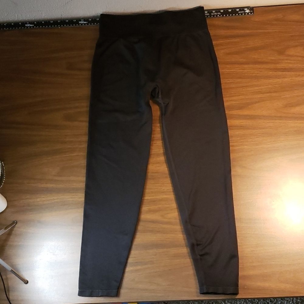 Victoria's Secret Pink Seamless Black Leggings L